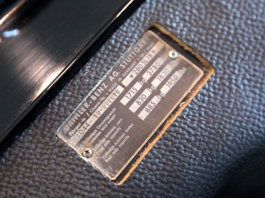  Mercedes-Benz 280 SL California Coupe 1968 года  (фото 10 из 14)